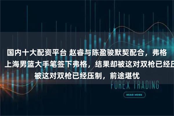 国内十大配资平台 赵睿与陈盈骏默契配合，弗格失去后场位置，上海男篮大手笔签下弗格，结果却被这对双枪已经压制，前途堪忧